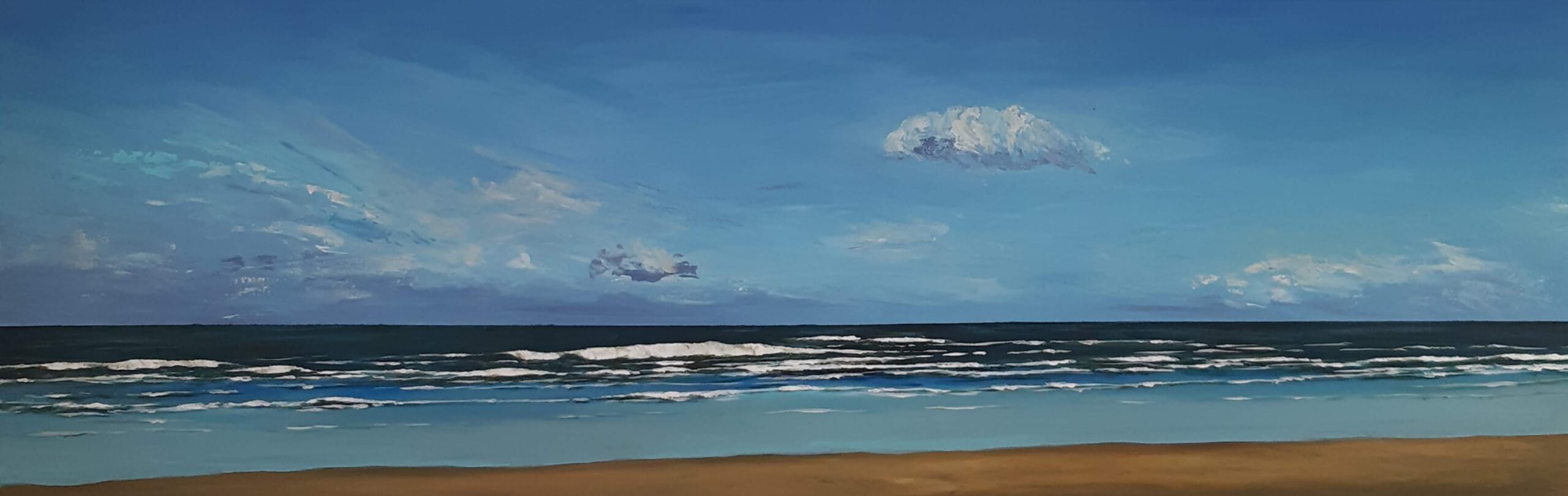 schilderij van een zeegezicht